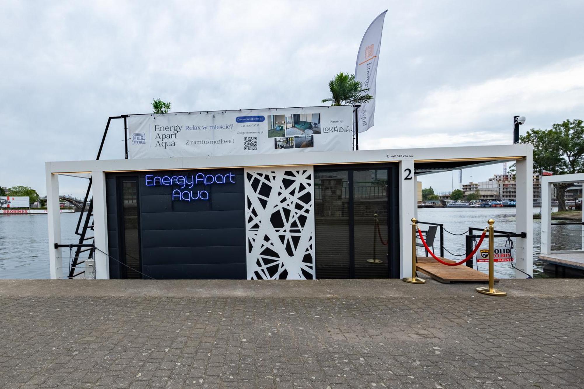 Houseboat Energyapart Szczecin Buitenkant foto