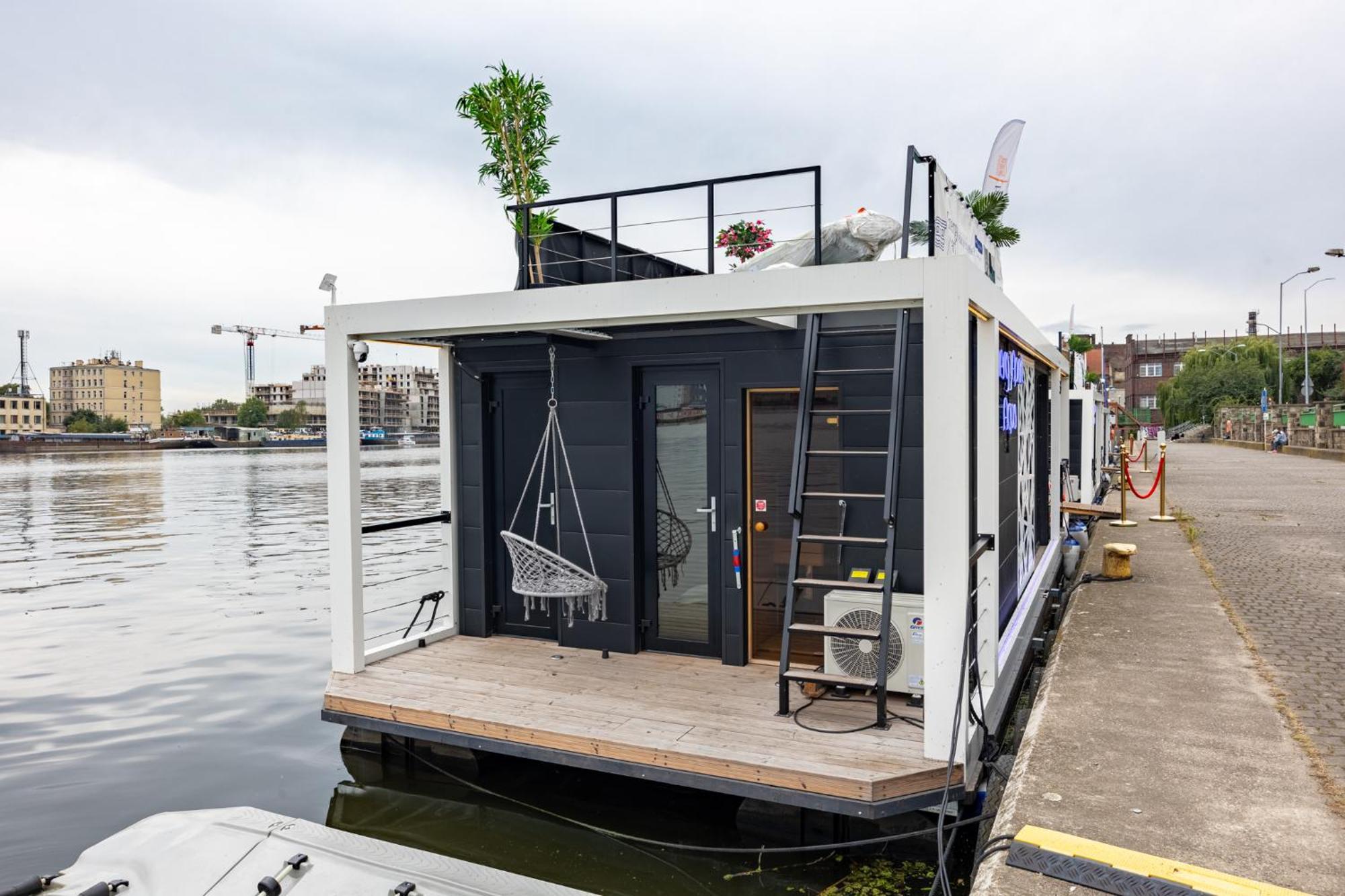 Houseboat Energyapart Szczecin Buitenkant foto