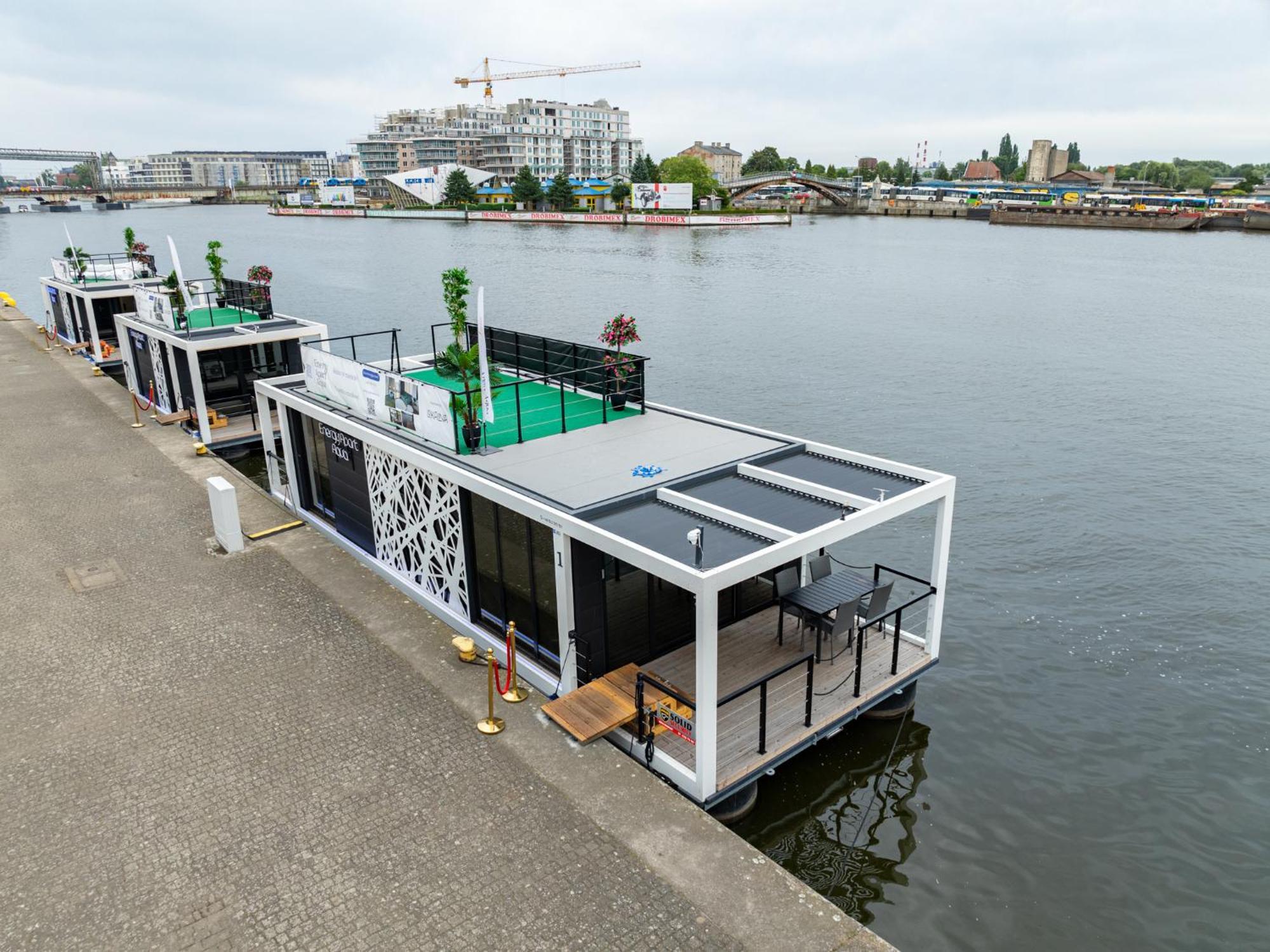 Houseboat Energyapart Szczecin Buitenkant foto