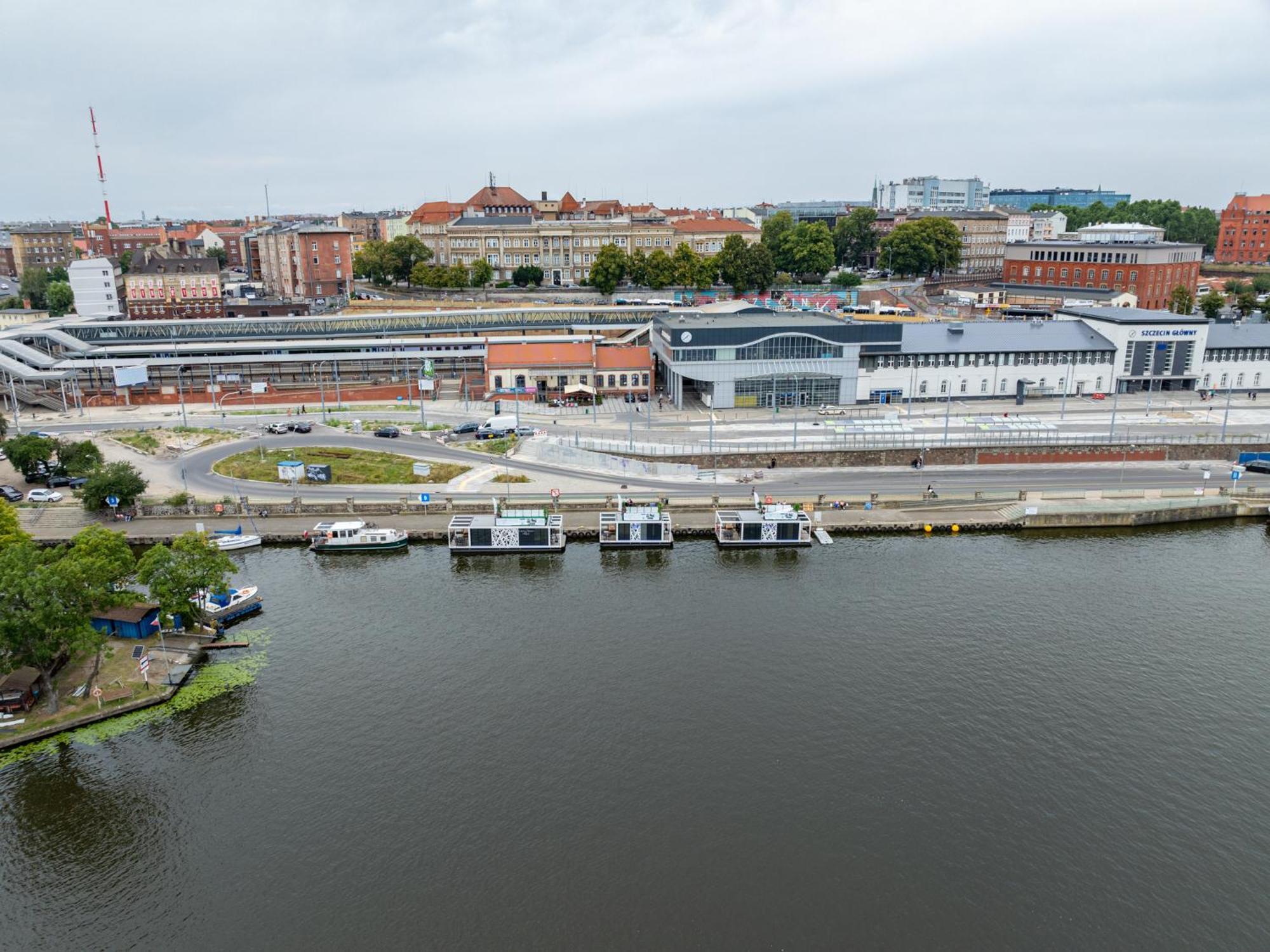 Houseboat Energyapart Szczecin Buitenkant foto