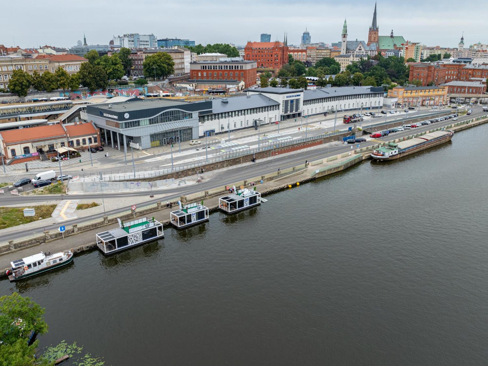 Houseboat Energyapart Szczecin Buitenkant foto