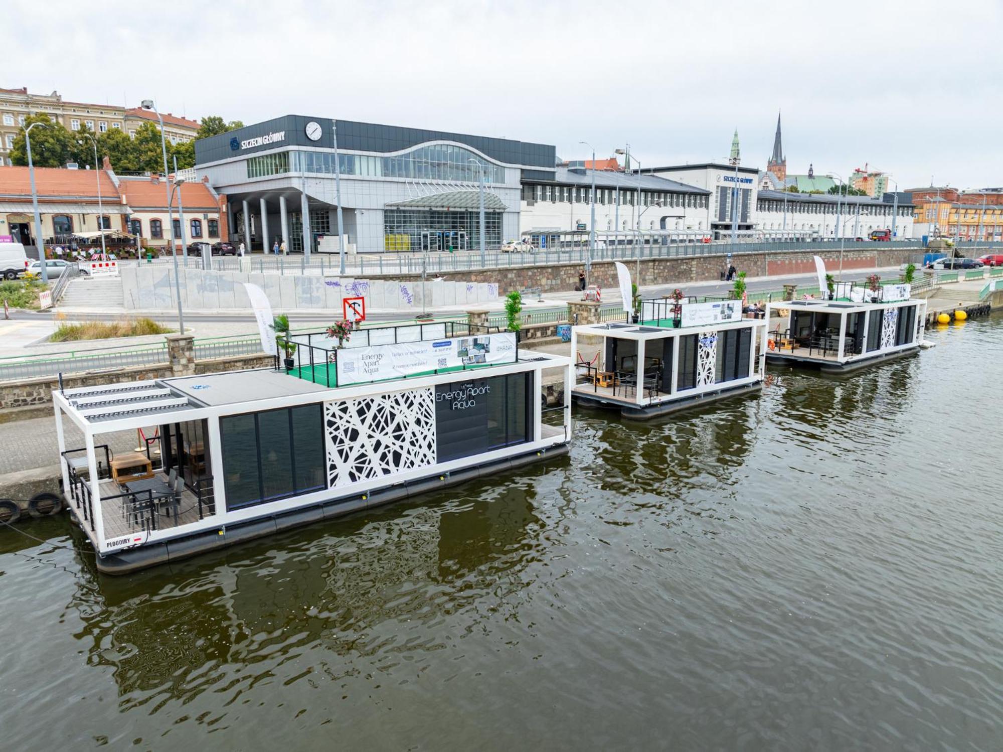 Houseboat Energyapart Szczecin Buitenkant foto