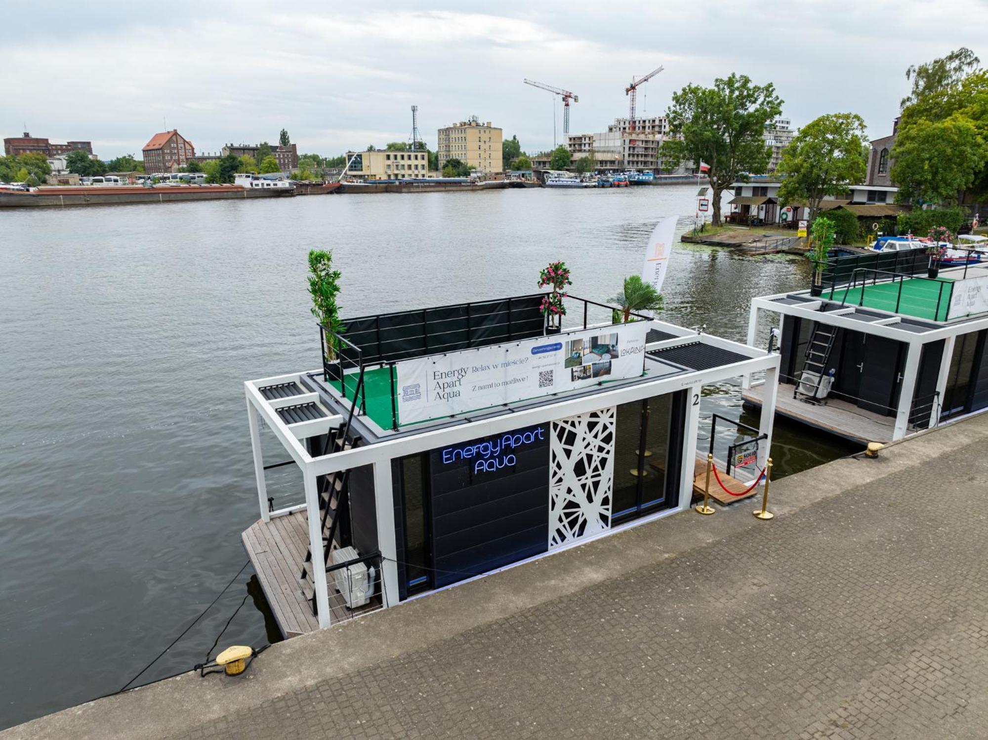 Houseboat Energyapart Szczecin Buitenkant foto