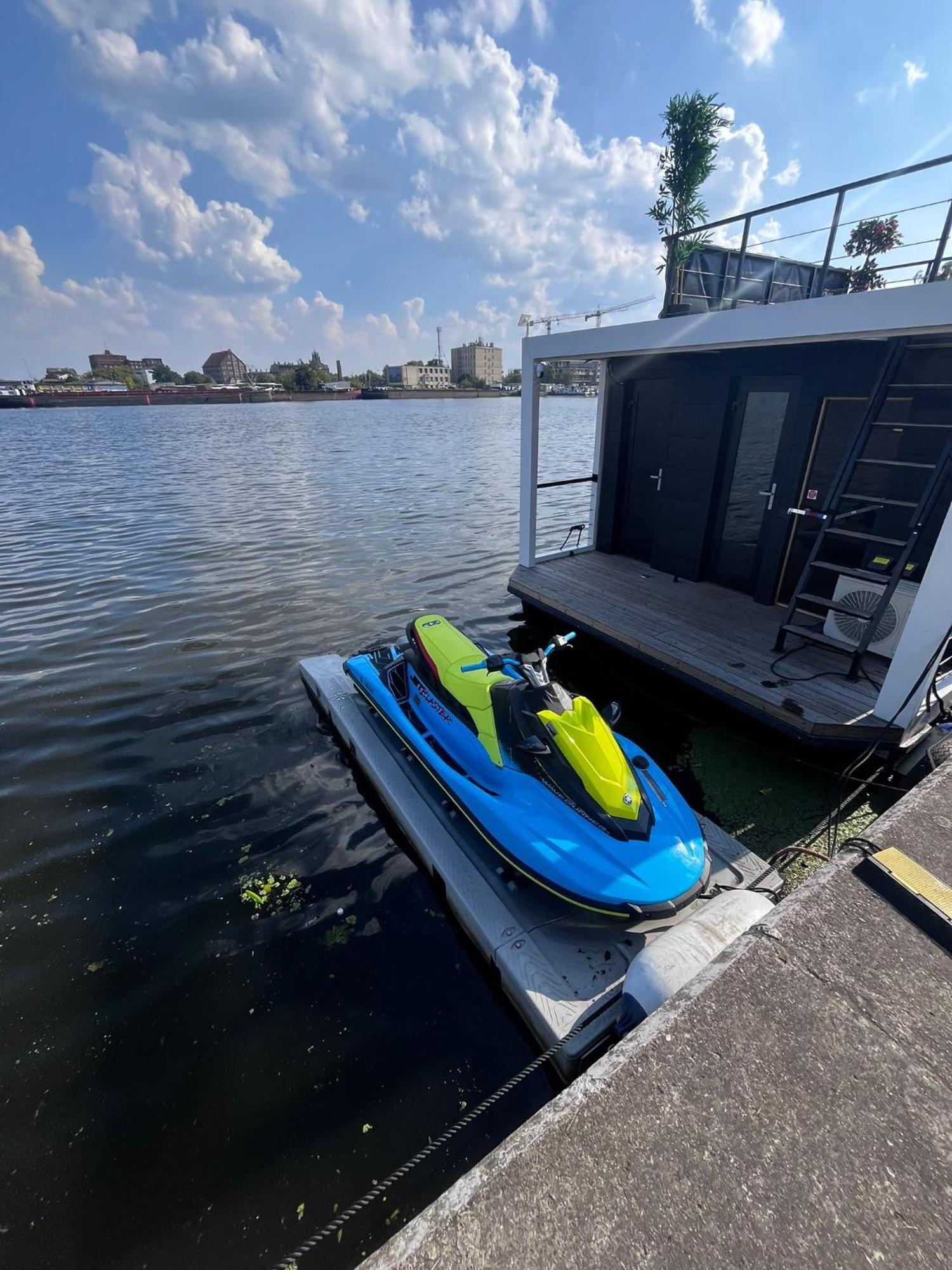 Houseboat Energyapart Szczecin Buitenkant foto